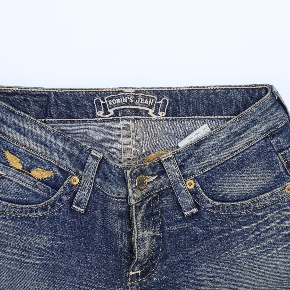 24 로빈스진 여성 워싱 중청 데님 팬츠 0326J 상품이미지2