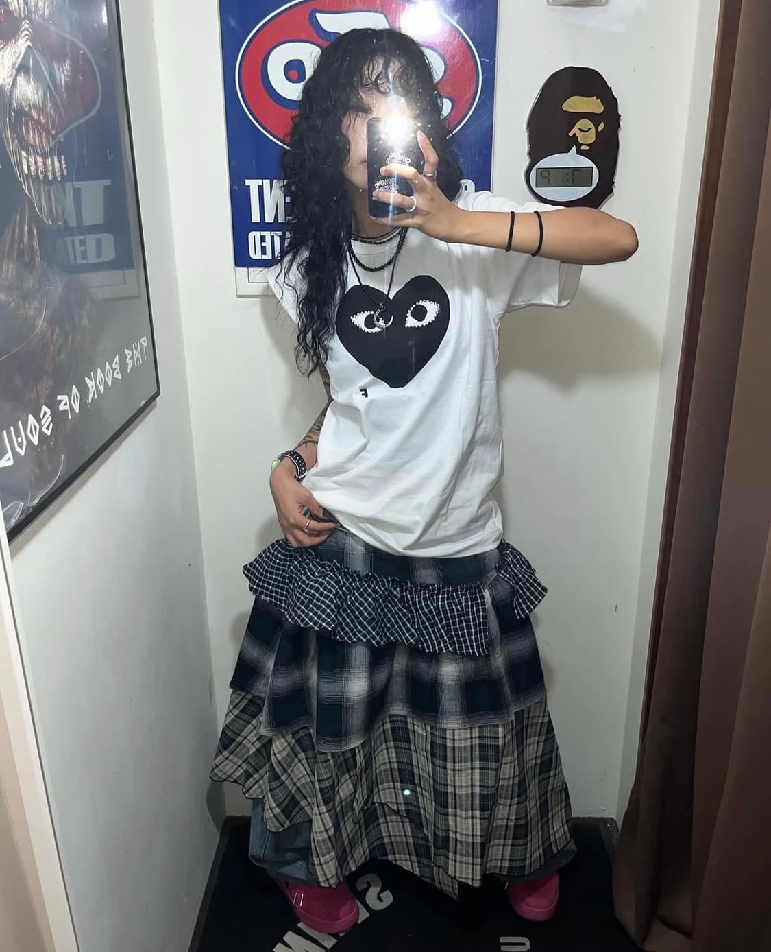 새상품) 꼼데가르송 큐빅 반팔 티셔츠 상품이미지3