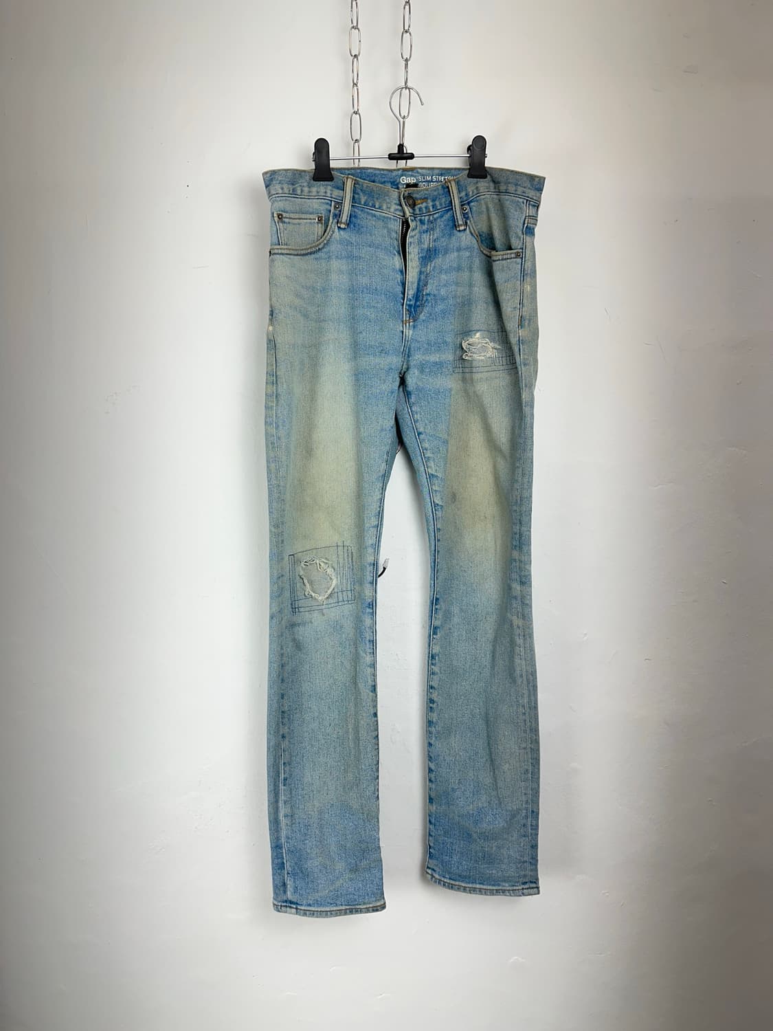 Gap Slim Straight Distressed Repair Deni 상품이미지4
