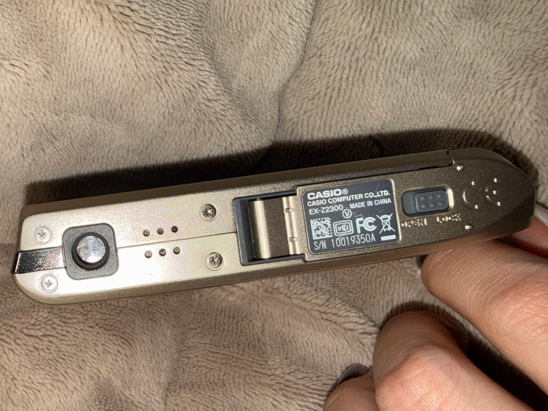 카시오 엑슬림 z2300 골드 (작례o) 상품이미지6