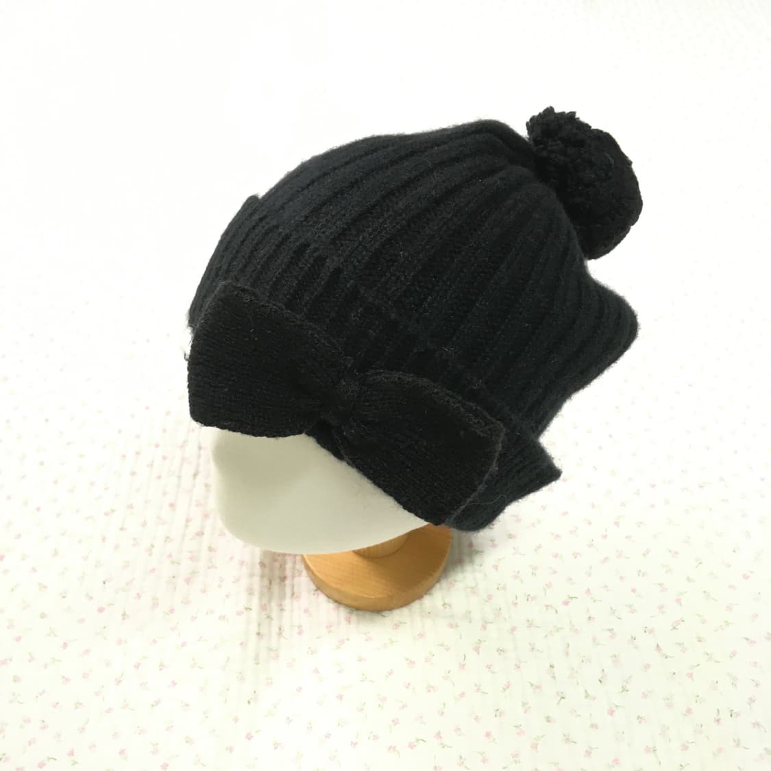 JPN/ 리본비니 폼폼이리본비니 모리룩리본비니 모리걸리본비니 상품이미지2