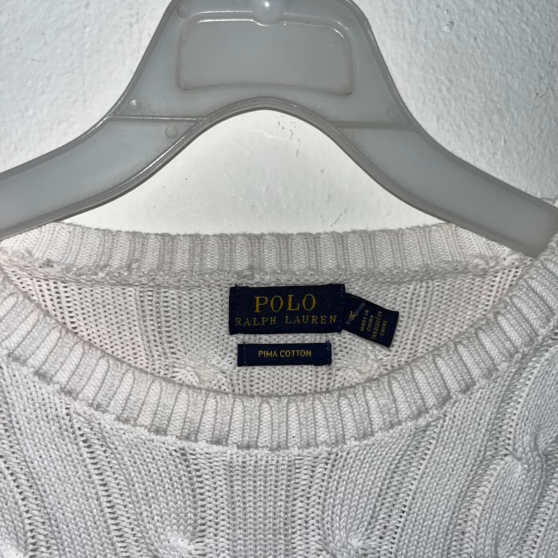 Polo Ralph Lauren White Cable Knit  상품이미지6