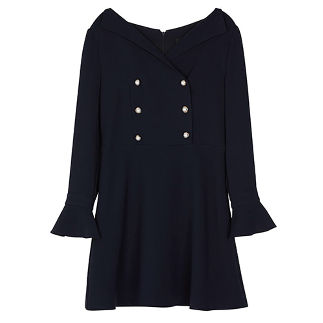 하케쉬 세일러 펄 원피스 (네이비) 상품이미지1