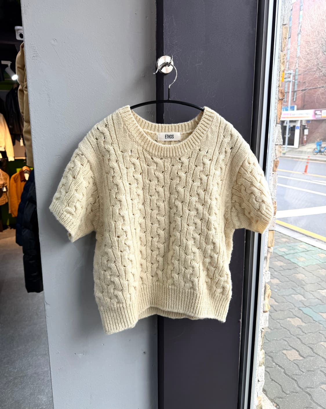 에토스 케이블 스웻 울 니트 상품이미지4