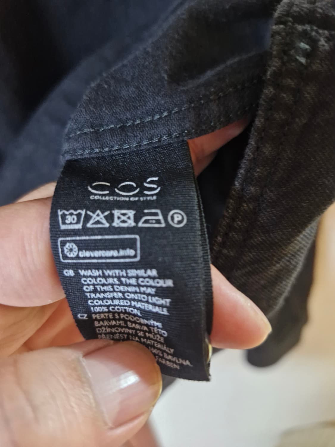 COS 코스 블랙 하프집업 셔츠자켓 M 상품이미지6