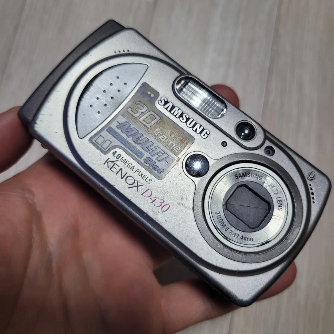 삼성 케녹스 D430 400만 화소 디카 상품이미지2