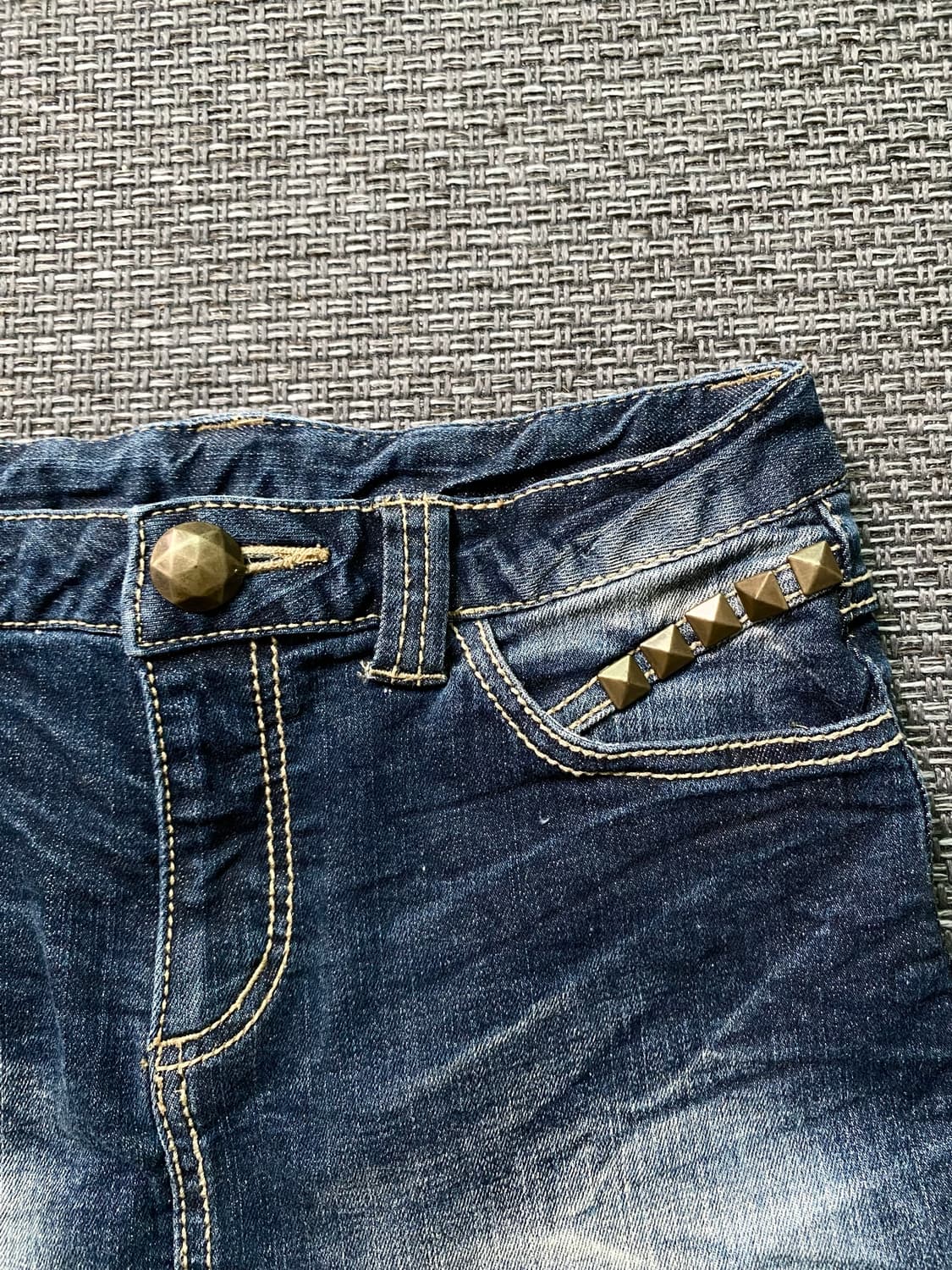 Python Leather Detail Stud Skirts 상품이미지3