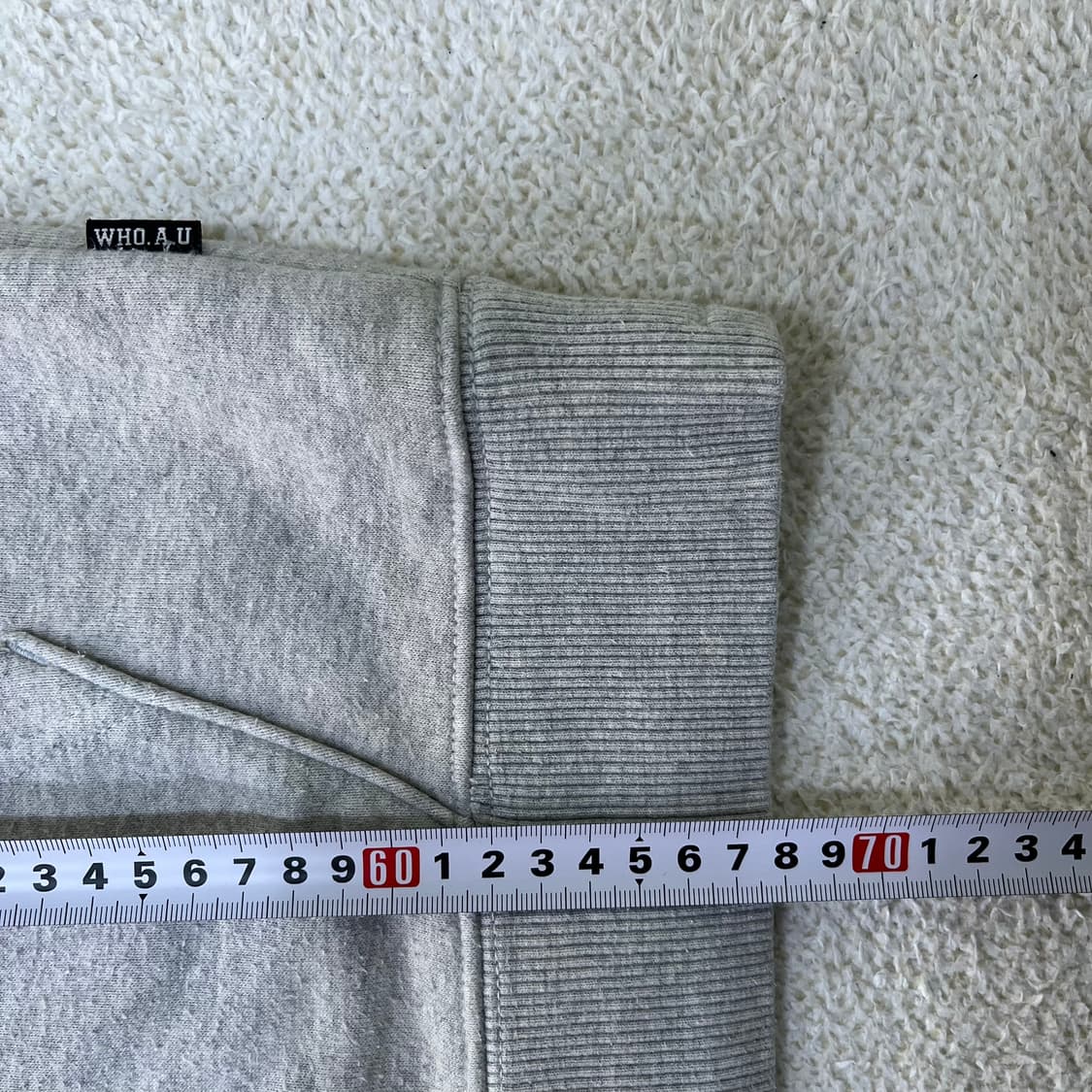 M 후아유 빅로고 후드 티셔츠 0323M 상품이미지5