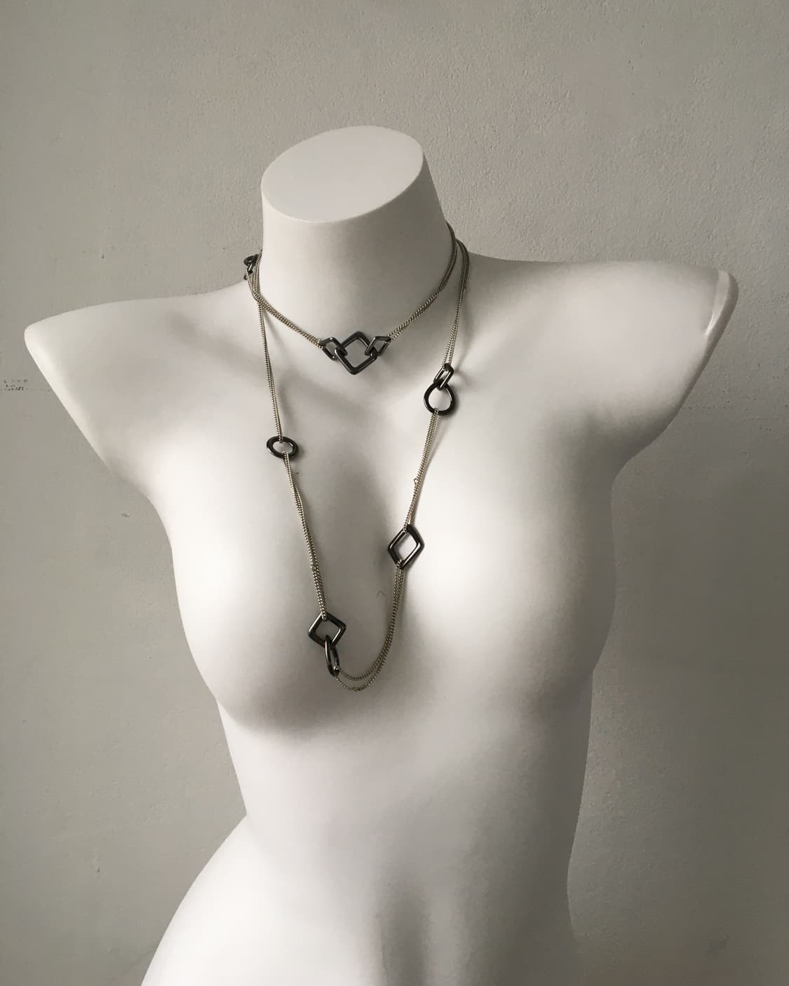 chain layered necklace 상품이미지2