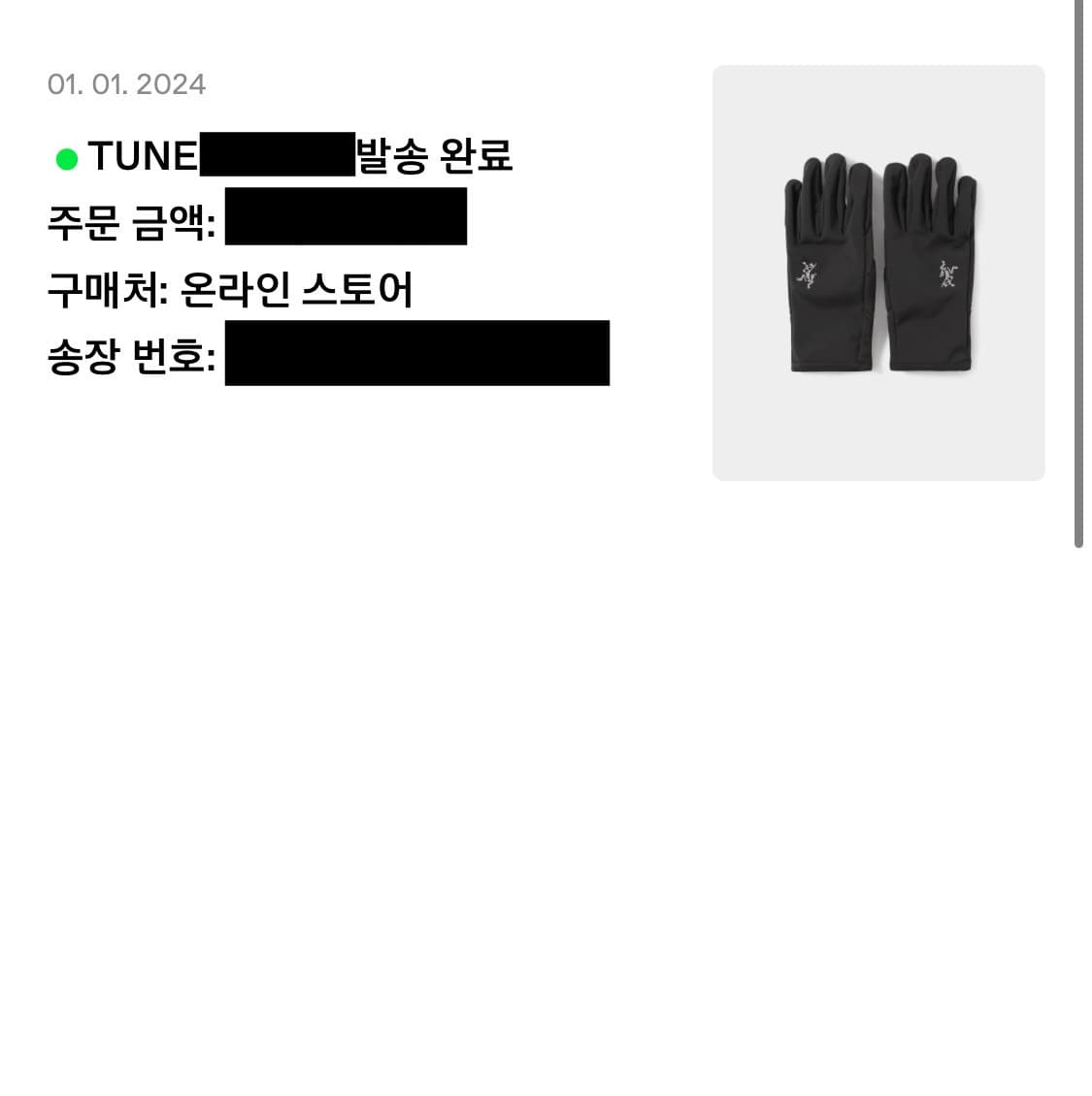 아크테릭스 벤타 글러브 S사이즈 상품이미지3