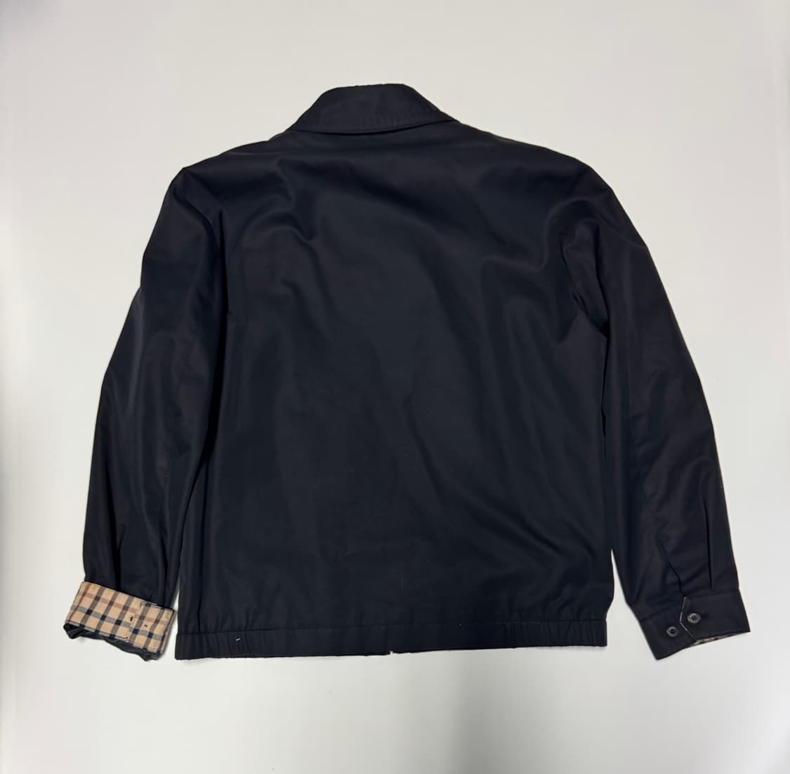 남녀공용 닥스 daks 체크 울 내피 코튼 자켓 M ~ L 블랙 상품이미지2