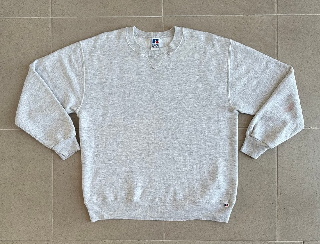 90s 빈티지 러셀 스웻셔츠 그레이 XL USA 상품이미지1