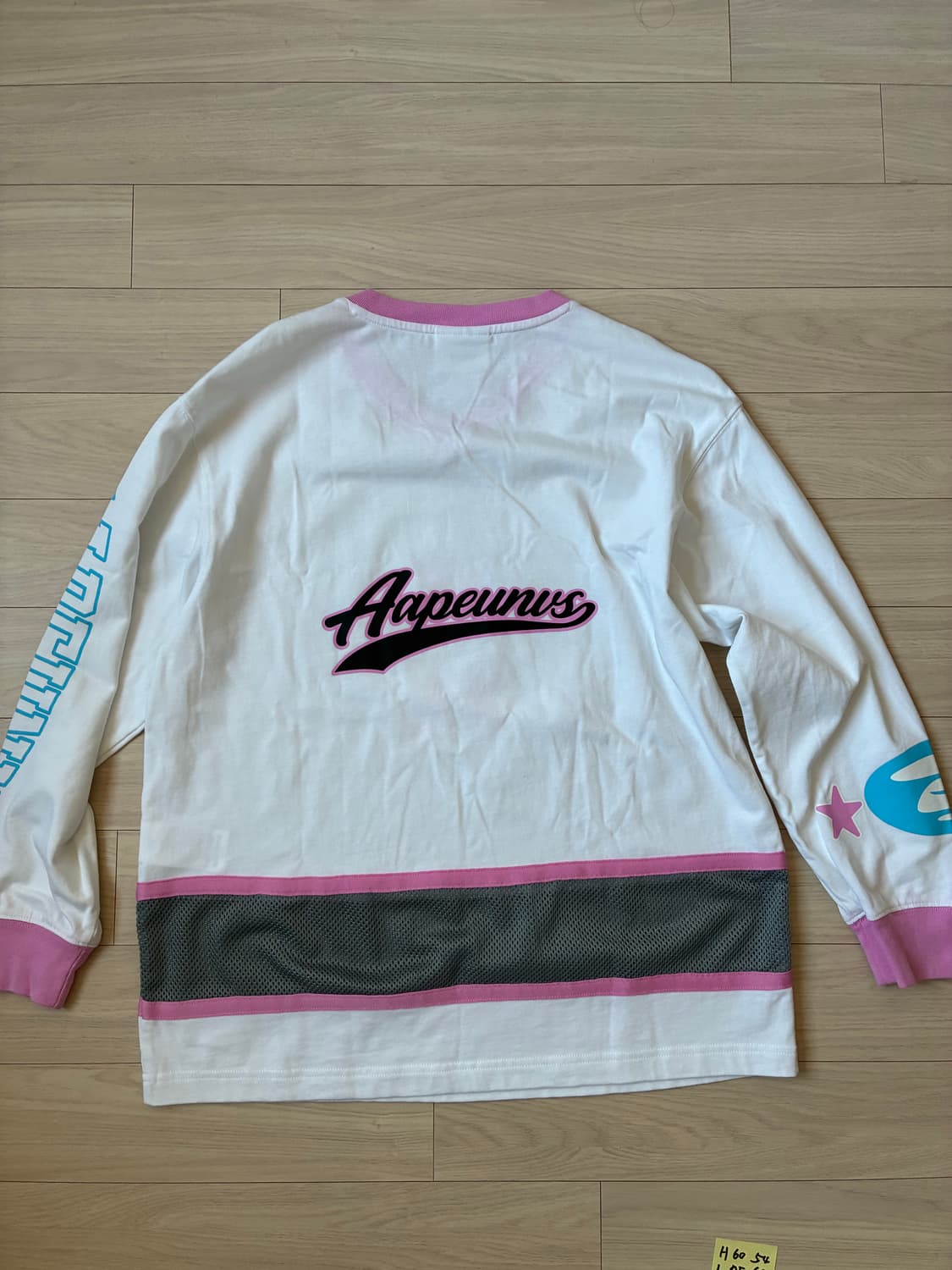 AAPE by Bape 하키저지 롱슬리브 XXS (실제 스몰-미디엄) 상품이미지2