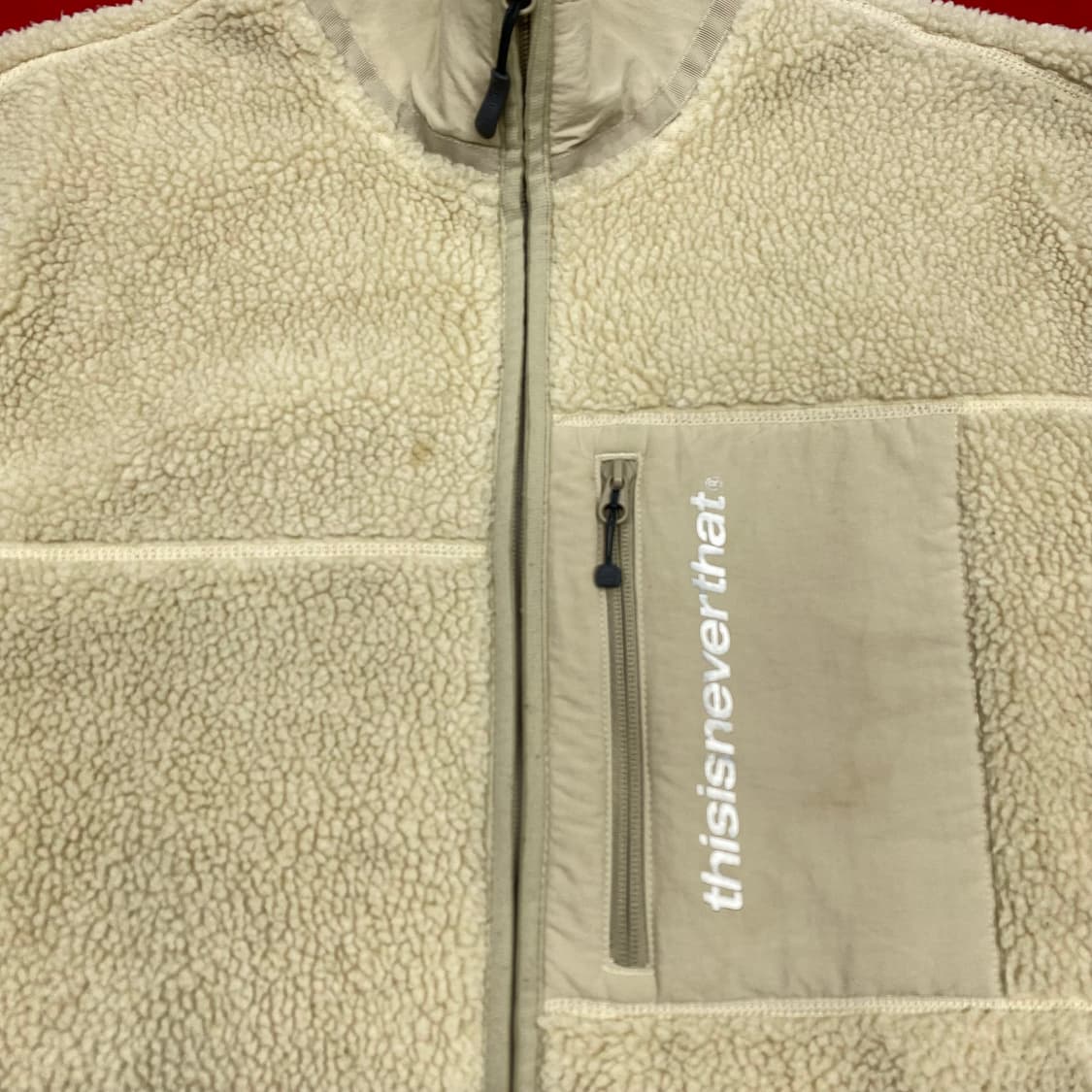 디스이즈네버댓 플리스자켓 큰S 상품이미지3