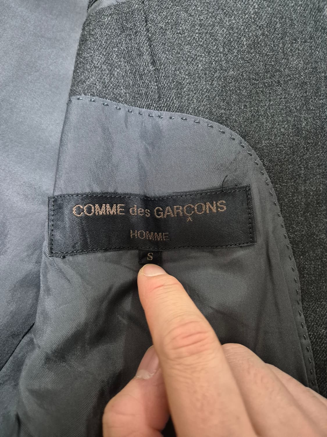 80s 꼼데가르송 울 블레이저 상품이미지5