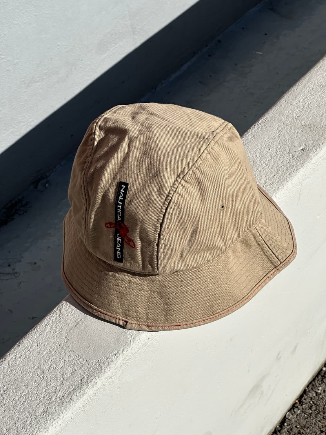 [L-XL] 노티카 진스 베이지 버킷햇 모자 빈티지 상품이미지2