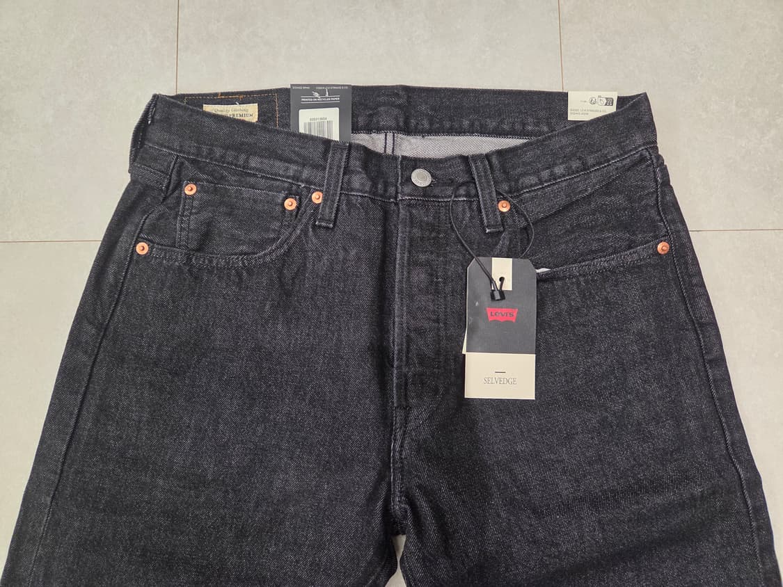 리바이스 프리미엄라인 블랙 셀비지  상품이미지3