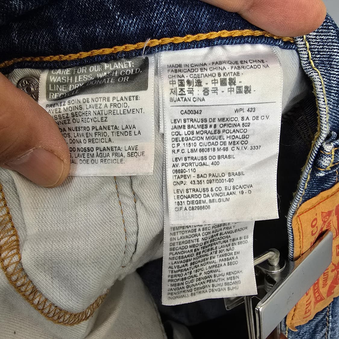 리바이스 Levis 513 슬림 스트레이트 진 W31 L32 상품이미지6