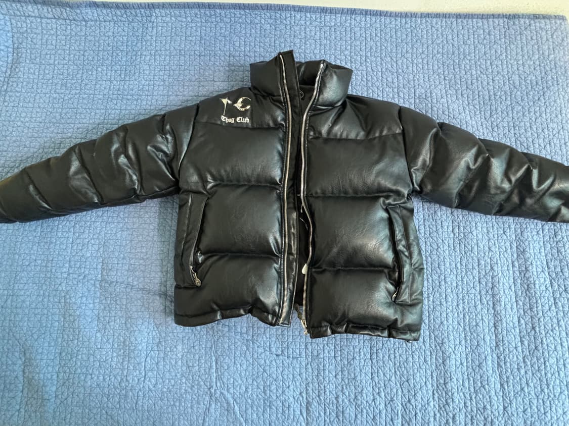 [1사이즈] 떠그클럽 TC 레더 푸퍼 자켓(TC LEATHER PUFFE 상품이미지1