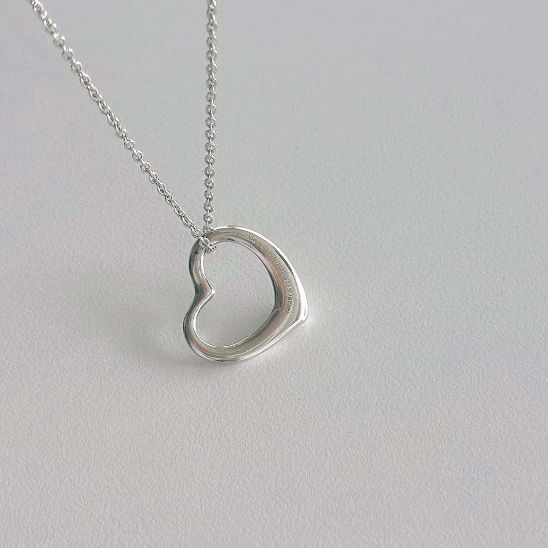 티파니 앤코 오픈하트 목걸이 22mm 상품이미지7
