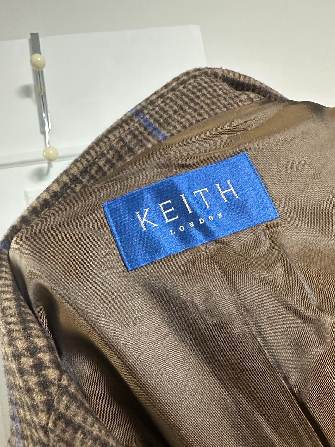 키이스 KEITH 체크 코트 상품이미지3