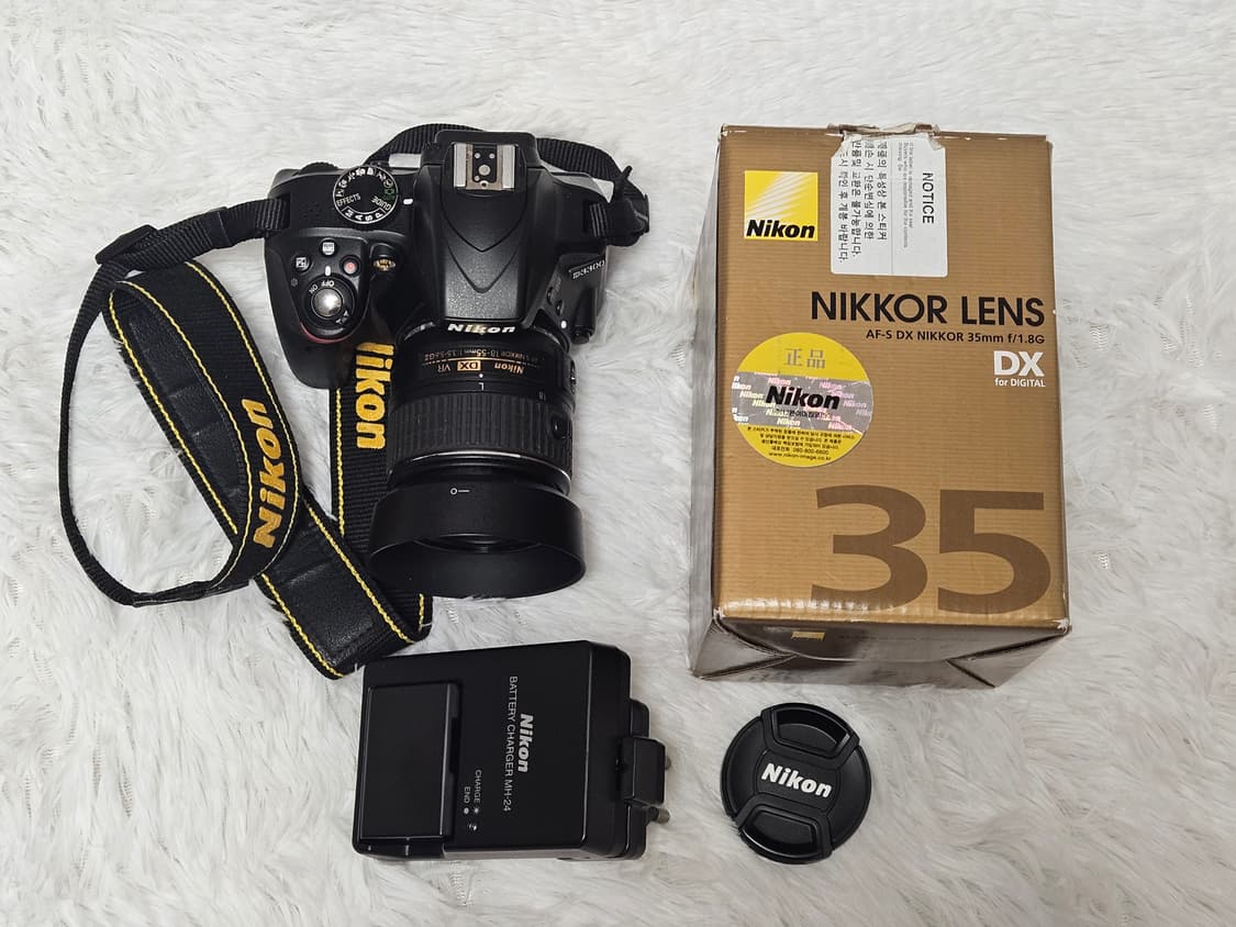 [민트급] 니콘 D3300 DSLR 번들+35mm f1.8 디카 상품이미지10