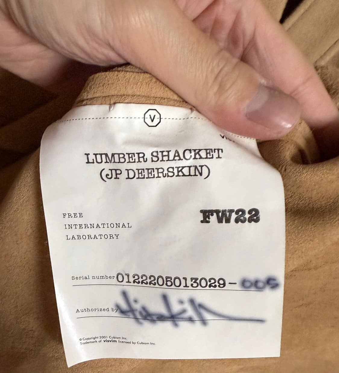 비즈빔 22aw 디어스킨 샤켓 4사이즈 visvim 상품이미지6