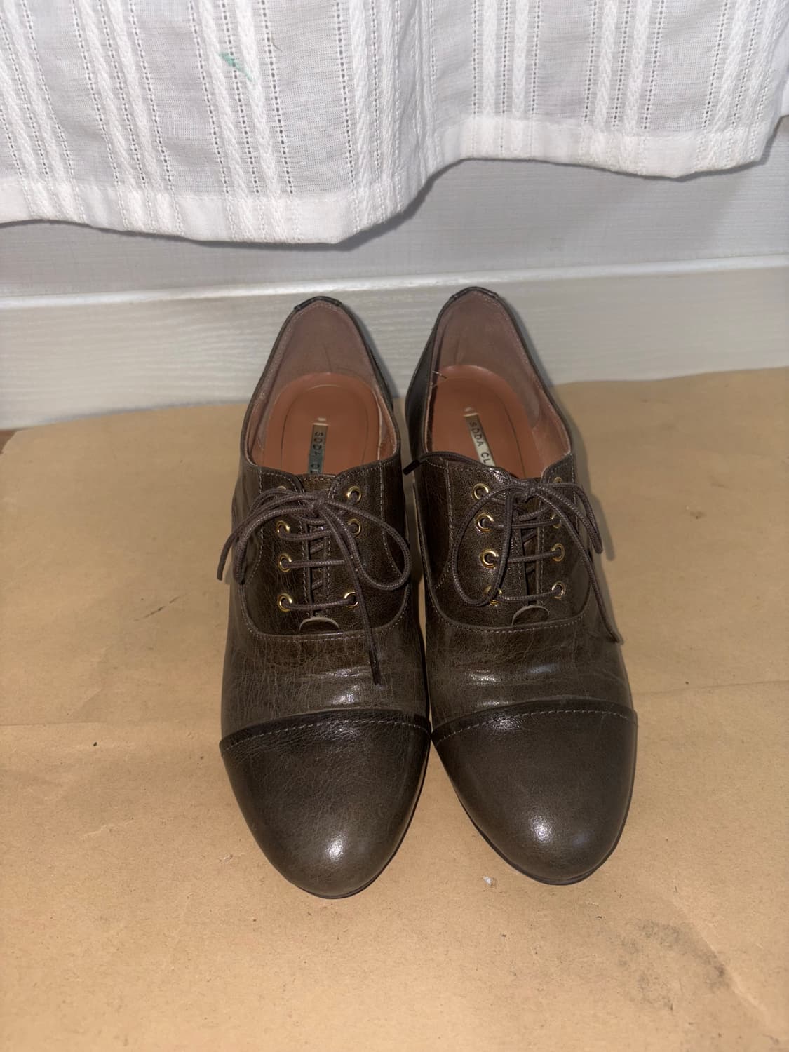 SODA 다크브라운 앵클부츠 6D 상품이미지4