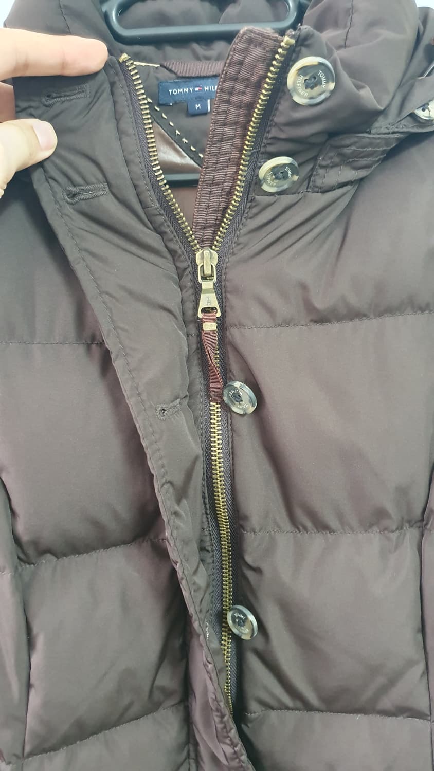 TOMMY HILFIGER 타미힐피거 브라운 폴리에스터 100% 패딩 상품이미지5