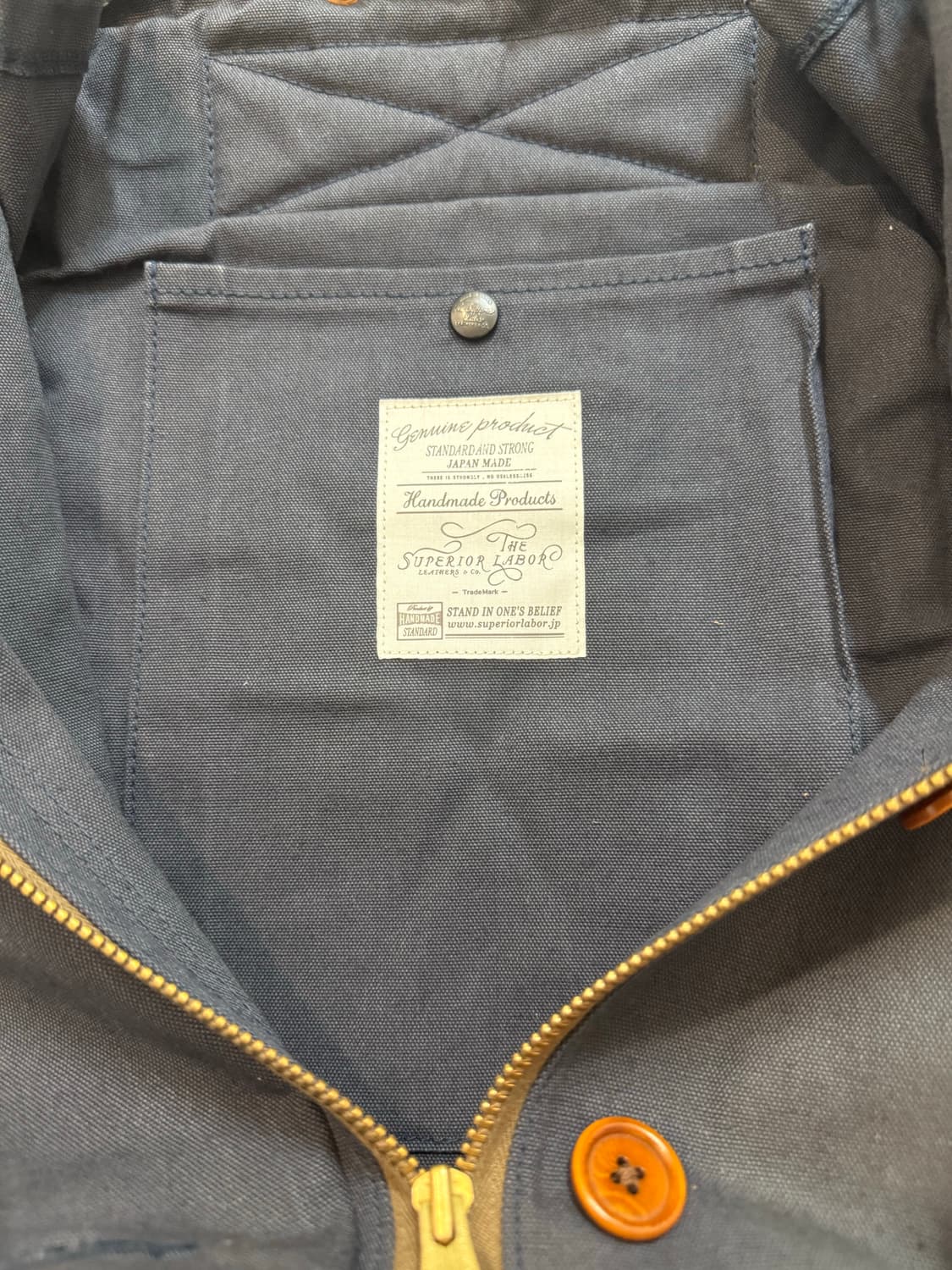 The Superior Labor "Mountain Pack" navy 상품이미지7