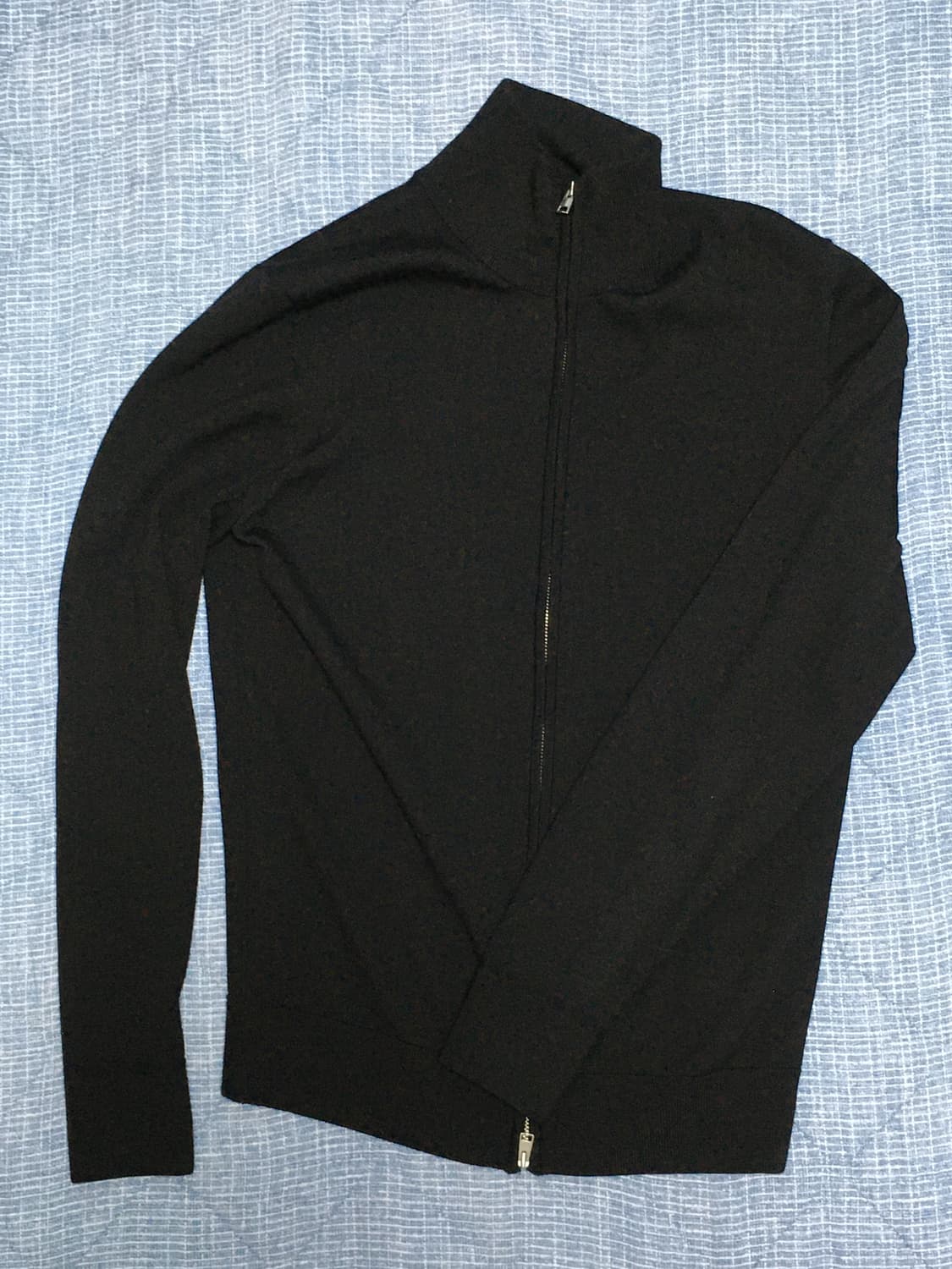 코스 퍼널넥 메리노 울 집업 가디건 상품이미지2