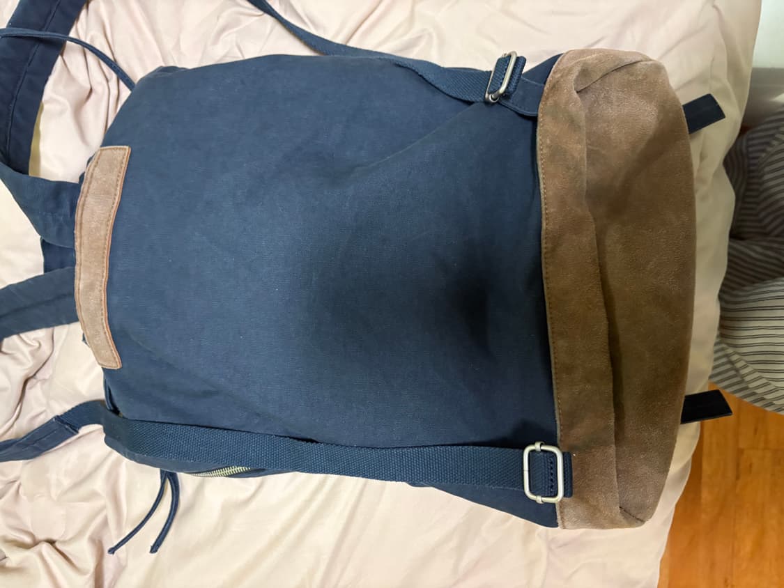 파르티멘토 VTG 워시드 코튼 럭색 네이비 상품이미지4