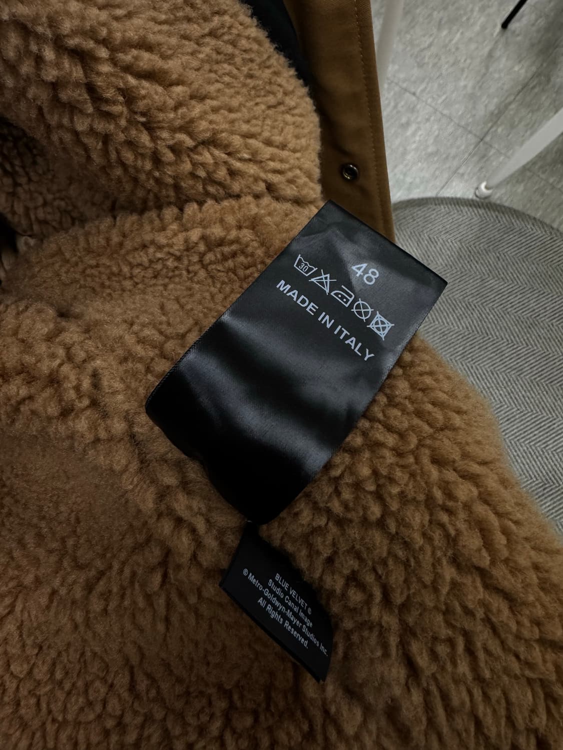 라프시몬스 19FW 포토 패치 파카 상품이미지6