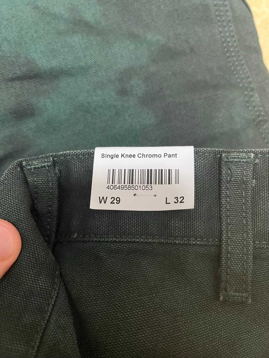 칼하트 single knee chromo pants 상품이미지5