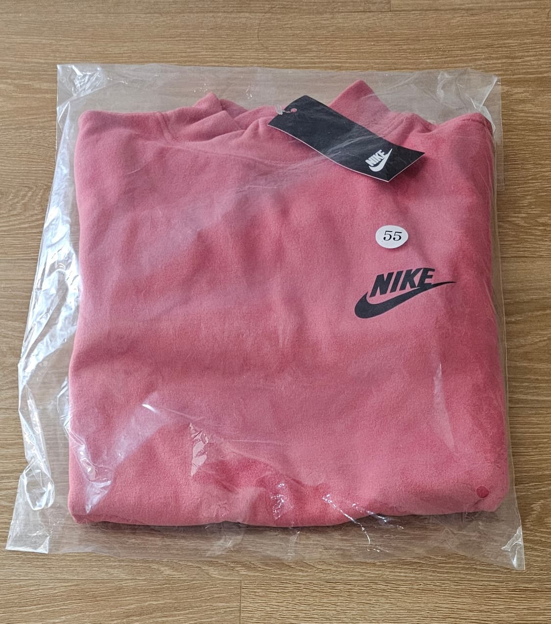 나이키 기모맨투맨 핑크색 S 상품이미지3