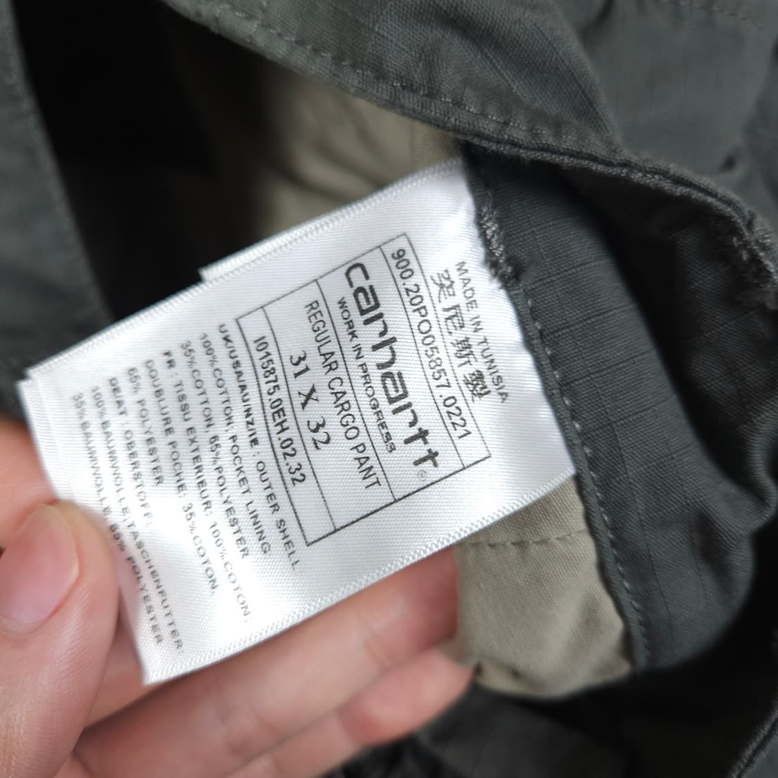 칼하트 레귤러 카고 팬츠  상품이미지6