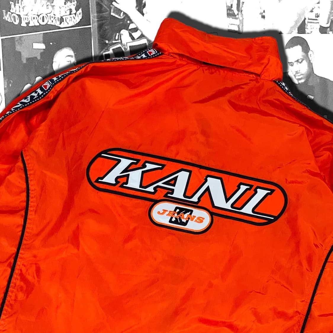 90s karl kani 칼카니 올드스쿨 바람막이 상품이미지2