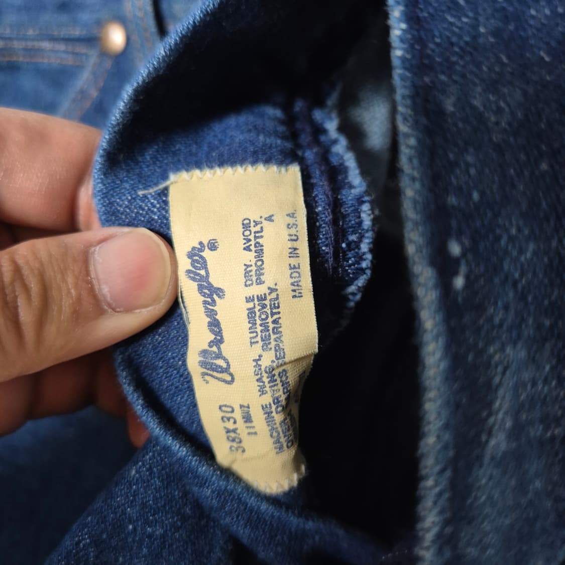 70's 랭글러 wrangler 11mjz 스트레이트 데님 상품이미지5