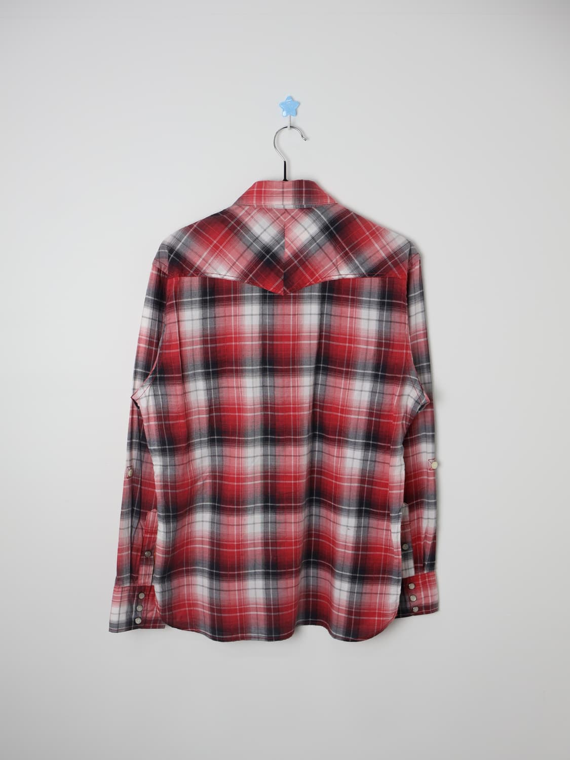 Back Number Western Plaid Shirt 상품이미지2