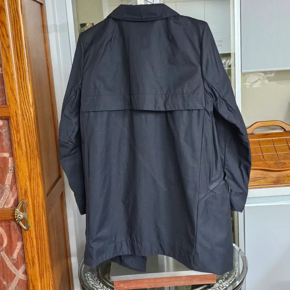 55~66나이키 정품 여성 비대칭 집업 바람막이 롱 재킷 상품이미지6