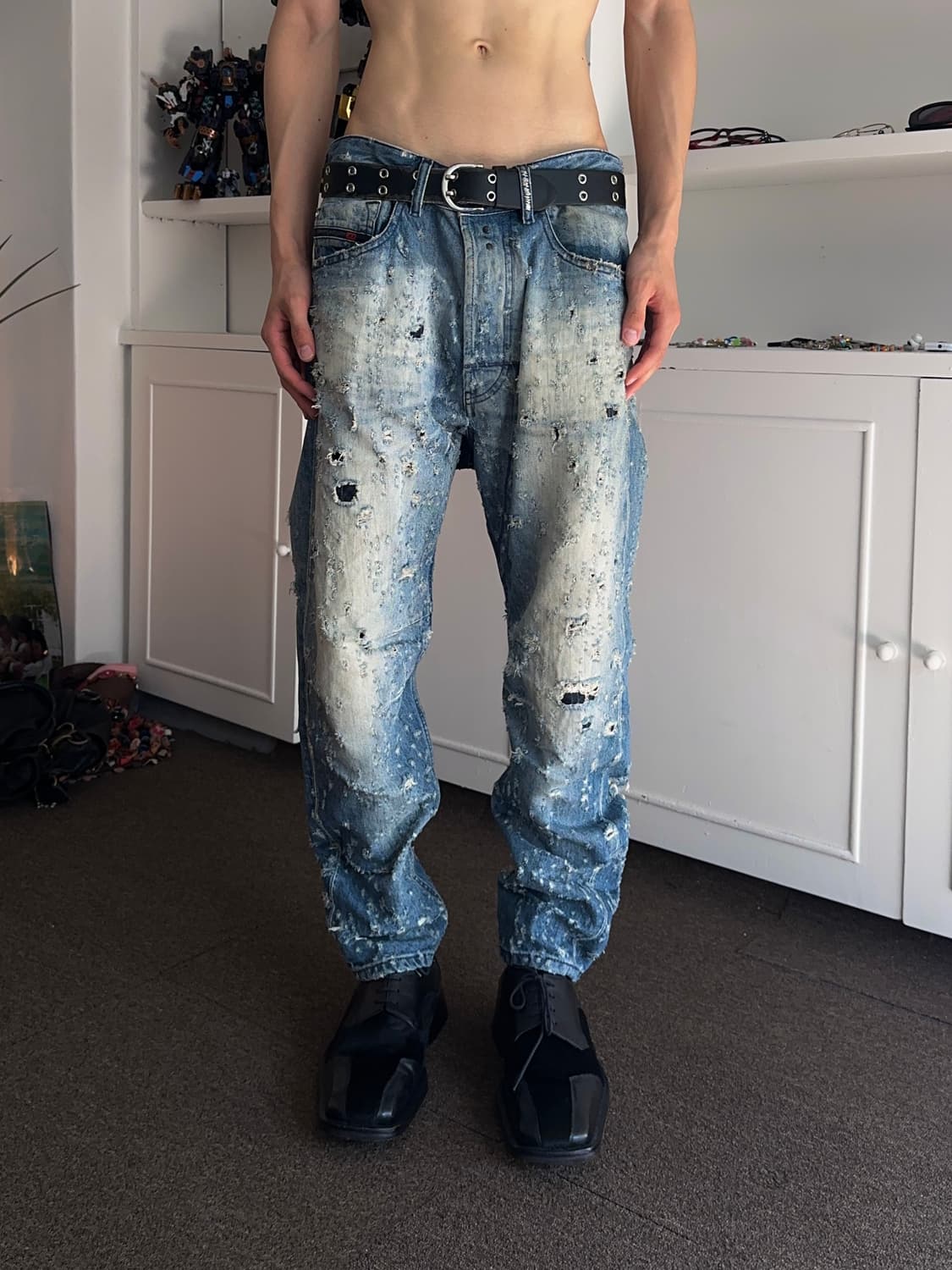 Diesel Limited Edition 불렛 마크 대미지 진 상품이미지4