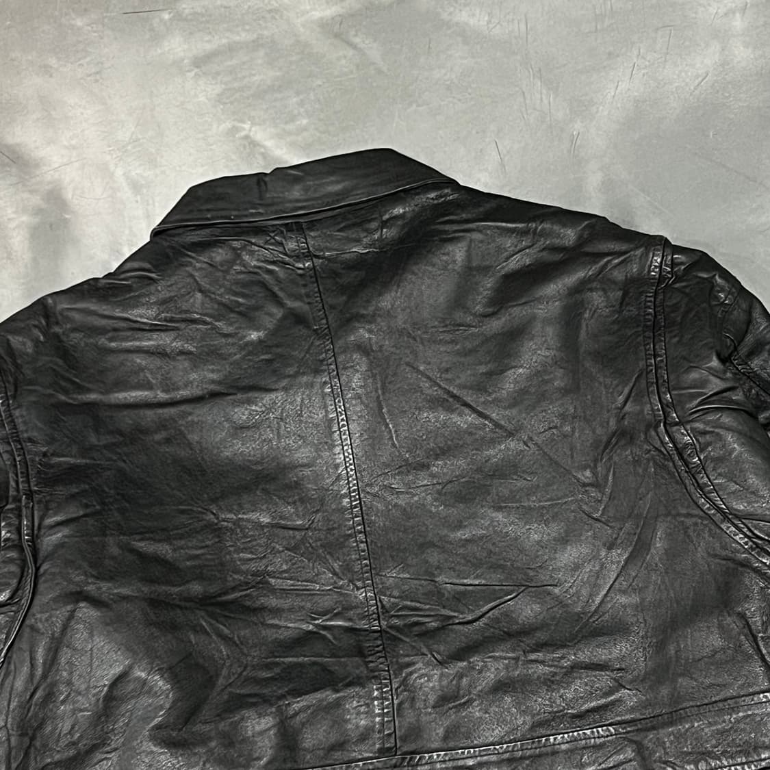  context 카라 레더 자켓 y14925 상품이미지4