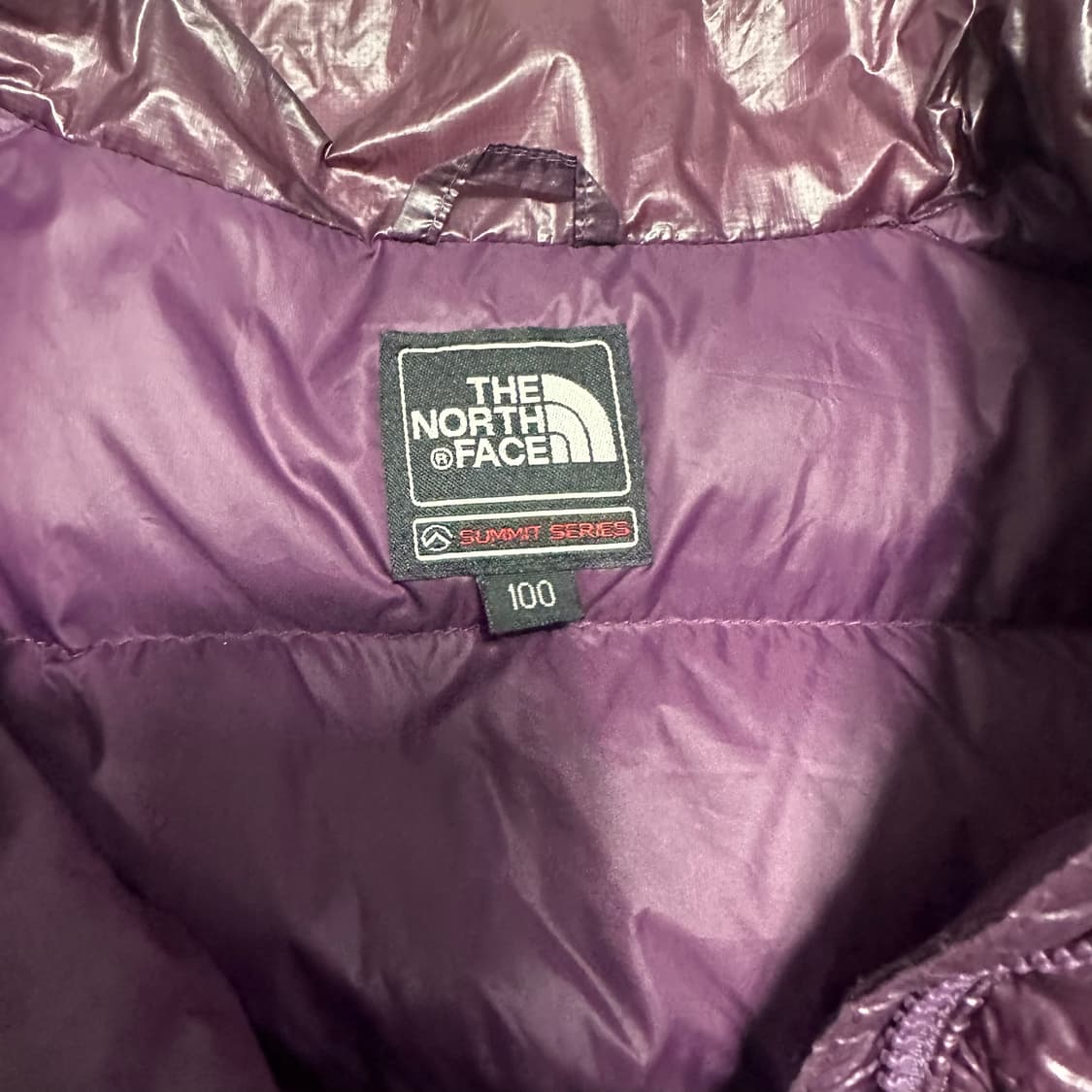 노스페이스 써밋800 퍼플 패딩 상품이미지4
