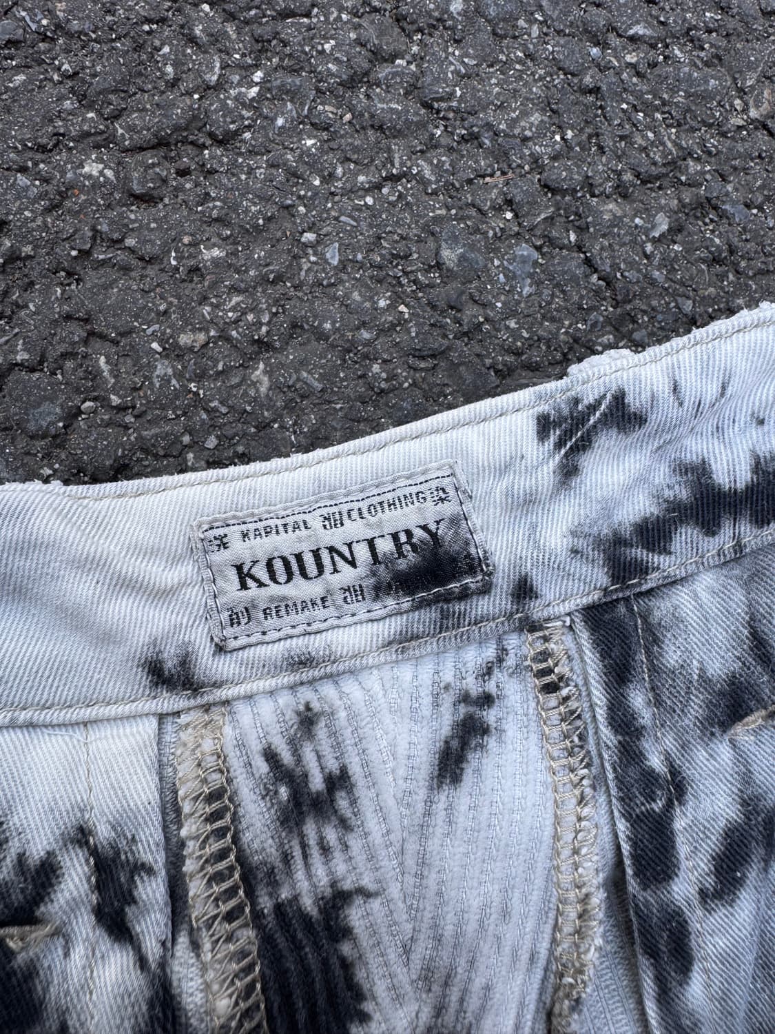 캐피탈 컨트리 타이다이 신치백 코듀로이 팬츠  상품이미지3