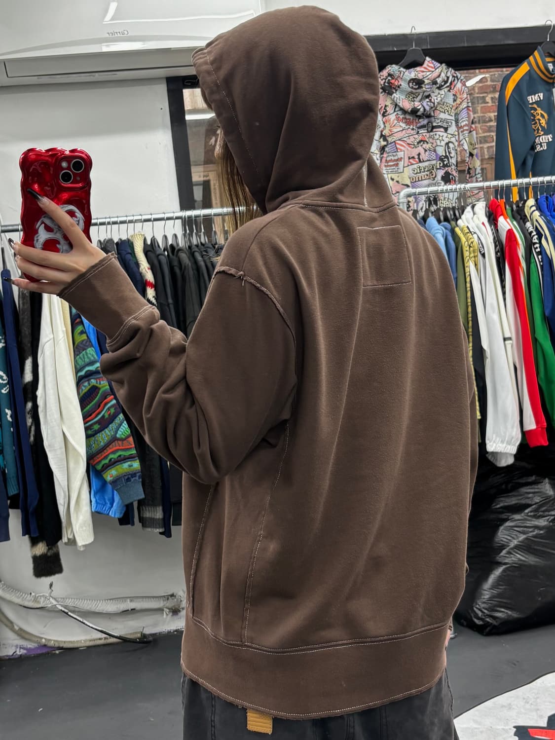 나이키 스티치 디테일 후드집업 상품이미지4