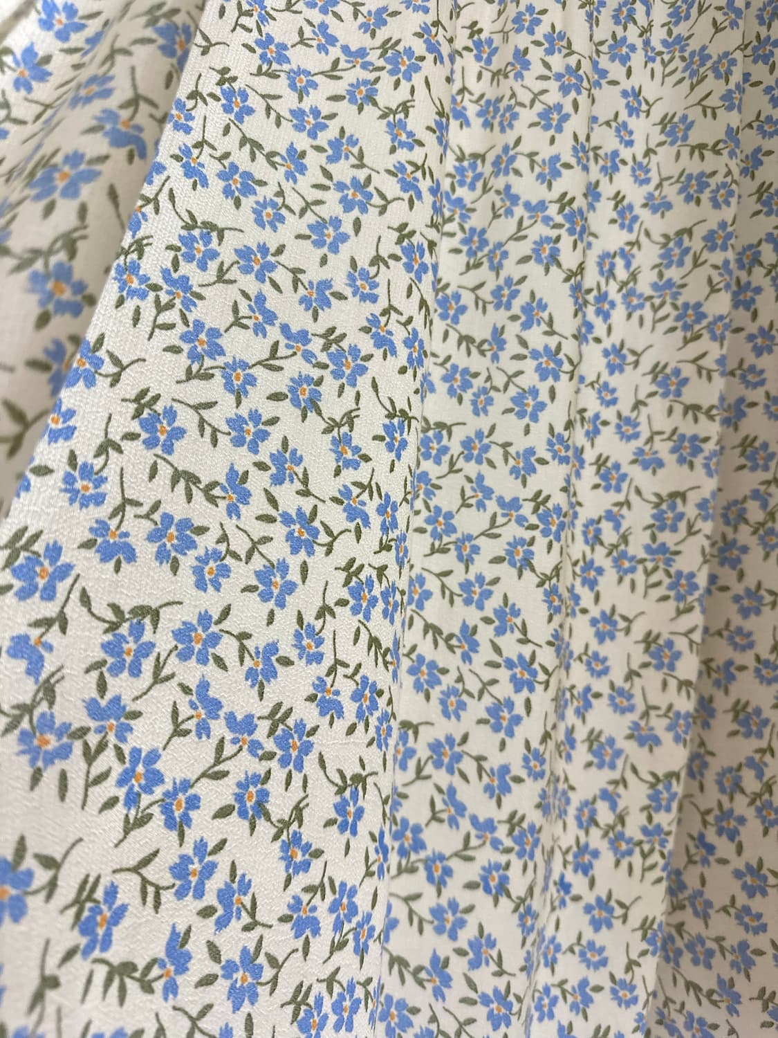 일본빈티지 잔꽃 플로럴 스모크 밴딩 스커트 상품이미지4