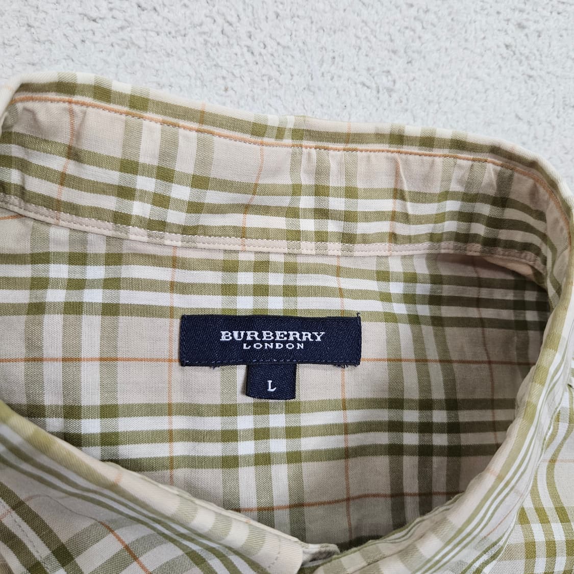 버버리 노바 체크 반팔 셔츠 L 상품이미지5