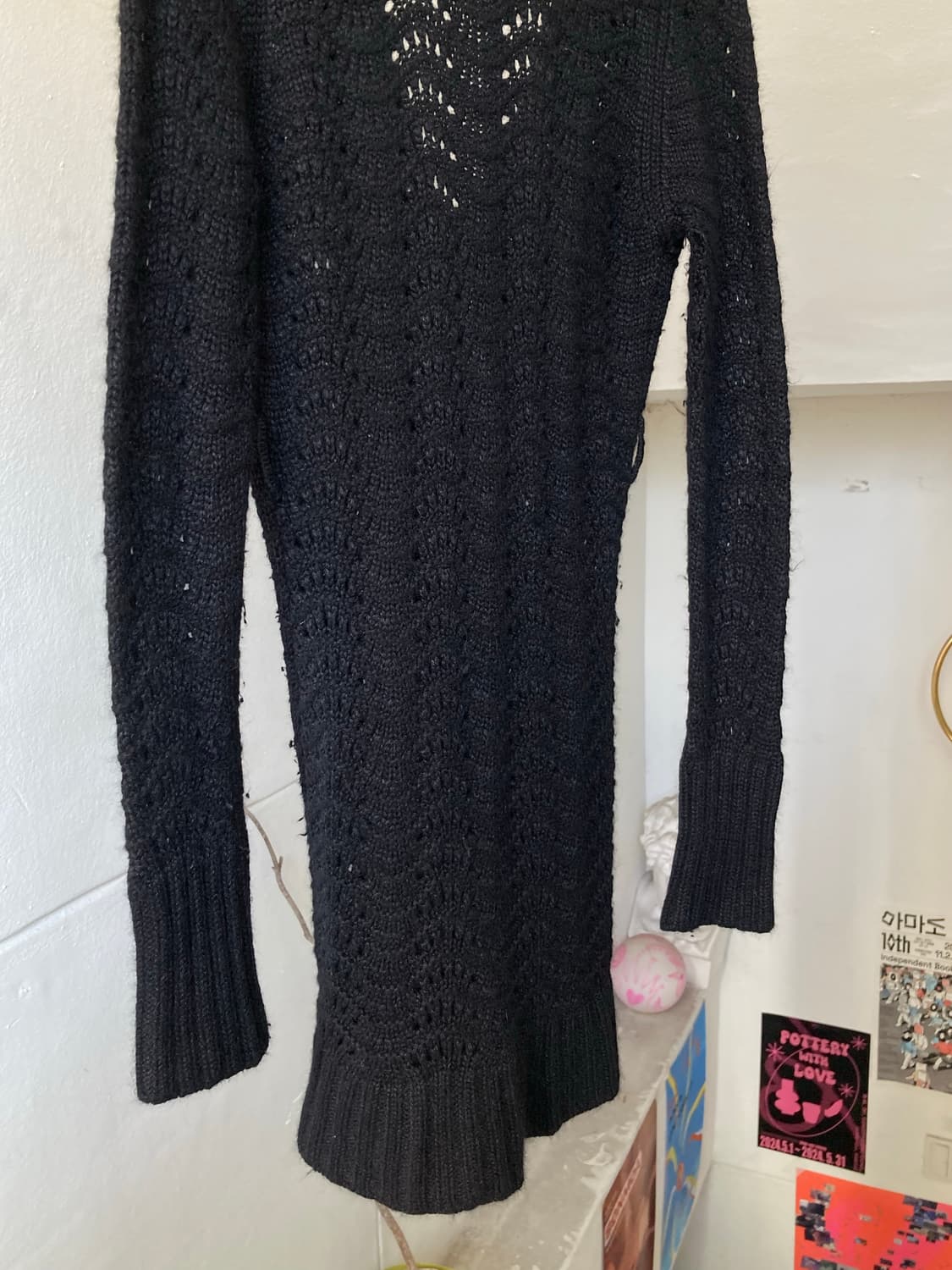 블랙 페어리 울 롱 가디건 상품이미지7