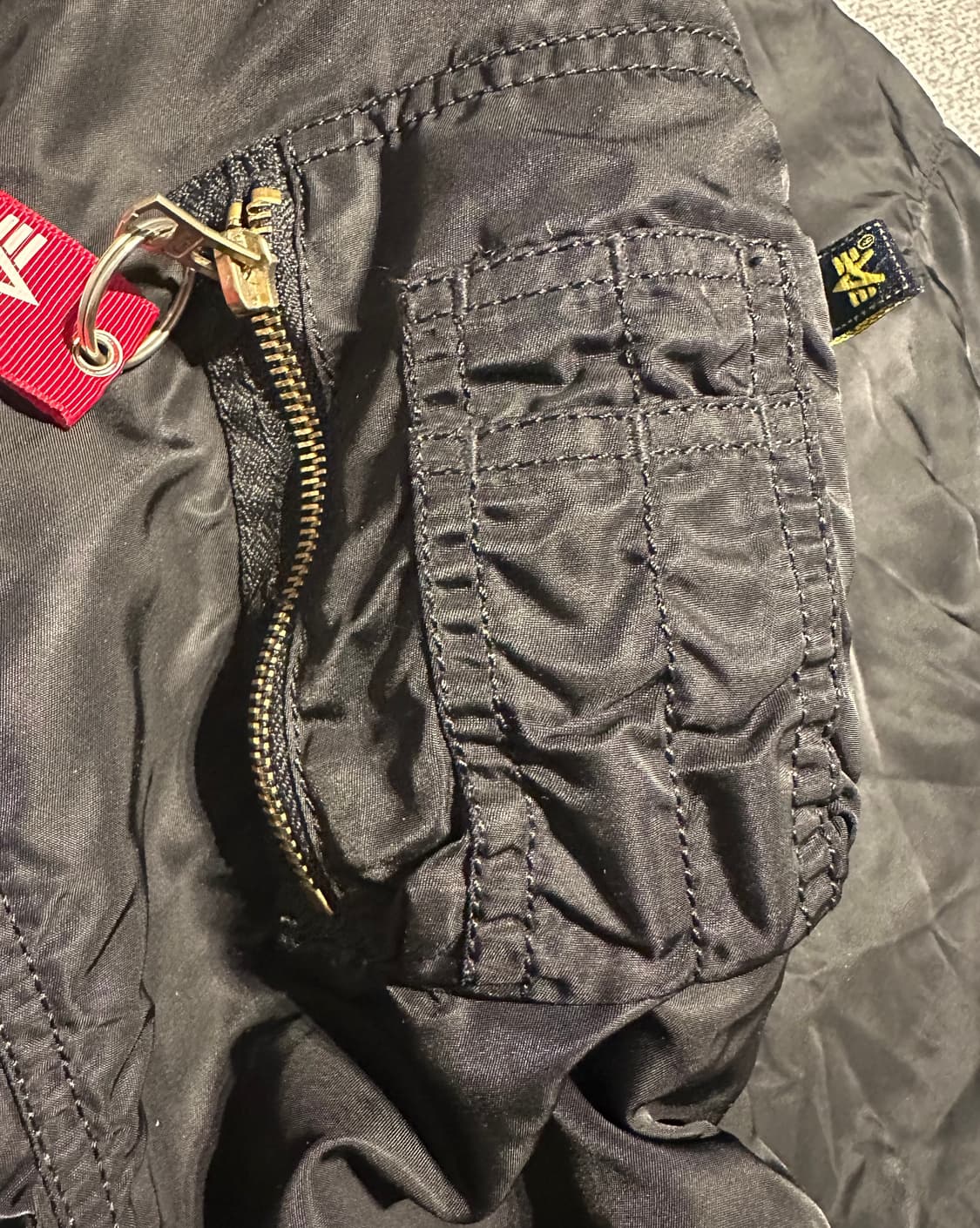 알파인더스트리 ma-1 항공점퍼 s 상품이미지5