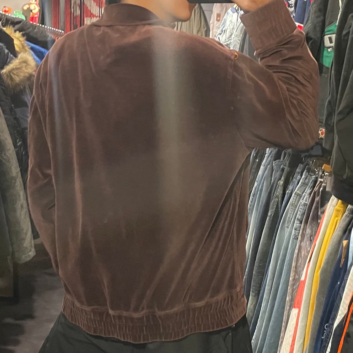 [IM] SEANJOHN 션존 브라운 벨벳져지 상품이미지6